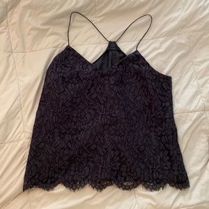 Jcrew strappy tank in lace